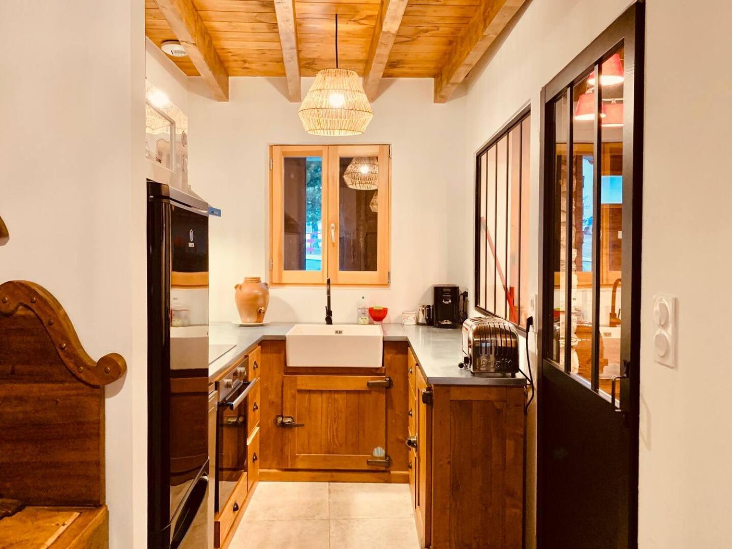 Charmante Maison De Village: Prestation De Qualite, Tout Confort, Terrasse Targassonne Kültér fotó
